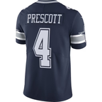 Kooe D.Cowboys #4 Dak Prescott Navy Vapor Limited Player Stitched Jerseys