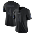 Kooe D.Cowboys #4 Dak Prescott Player Black Impact Limited Home Game Stitched Jerseys