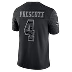 Kooe D.Cowboys #4 Dak Prescott Player Black RFLCTV Limited Stitched Jerseys