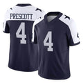 Kooe D.Cowboys #4 Dak Prescott Player Navy-White Limited Alternate Vapor F.U.S.E. Home Game Stitched Jerseys