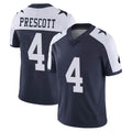 Kooe D.Cowboys #4 Dak Prescott Player Navy-White Limited Alternate Vapor Untouchable Home Game Stitched Jerseys