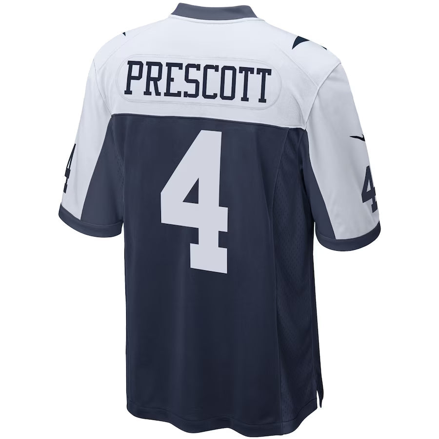 Kooe D.Cowboys #4 Dak Prescott Player Navy Alternate Game Stitched Jerseys