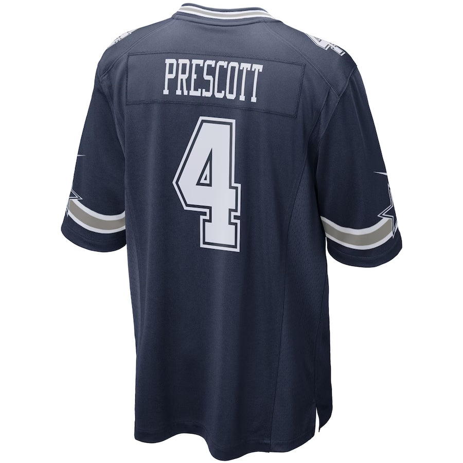 Kooe D.Cowboys #4 Dak Prescott Player Navy Home Game Stitched Jerseys