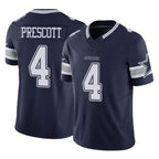 Kooe D.Cowboys #4 Dak Prescott Player Navy Limited Vapor F.U.S.E. Home Game Stitched Jerseys