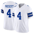 Kooe D.Cowboys #4 Dak Prescott Player White Limited Vapor F.U.S.E. Home Game Stitched Jerseys