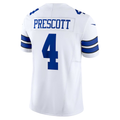 Kooe D.Cowboys #4 Dak Prescott White Vapor F.U.S.E. Limited Stitched Jerseys