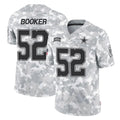 Kooe D.Cowboys #52 Tyler Booker Player Arctic Camo Salute to Service Limited Home Game Stitched Jerseys