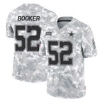 Kooe D.Cowboys #52 Tyler Booker Player Arctic Camo Salute to Service Limited Home Game Stitched Jerseys