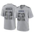 Kooe D.Cowboys #52 Tyler Booker Player Gray Atmosphere Fashion Home Game Stitched Jerseys