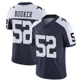 Kooe D.Cowboys #52 Tyler Booker Player Navy-White Limited Alternate Vapor Untouchable Home Game Stitched Jerseys