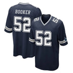 Kooe D.Cowboys #52 Tyler Booker Player Navy Home Game Stitched Jerseys