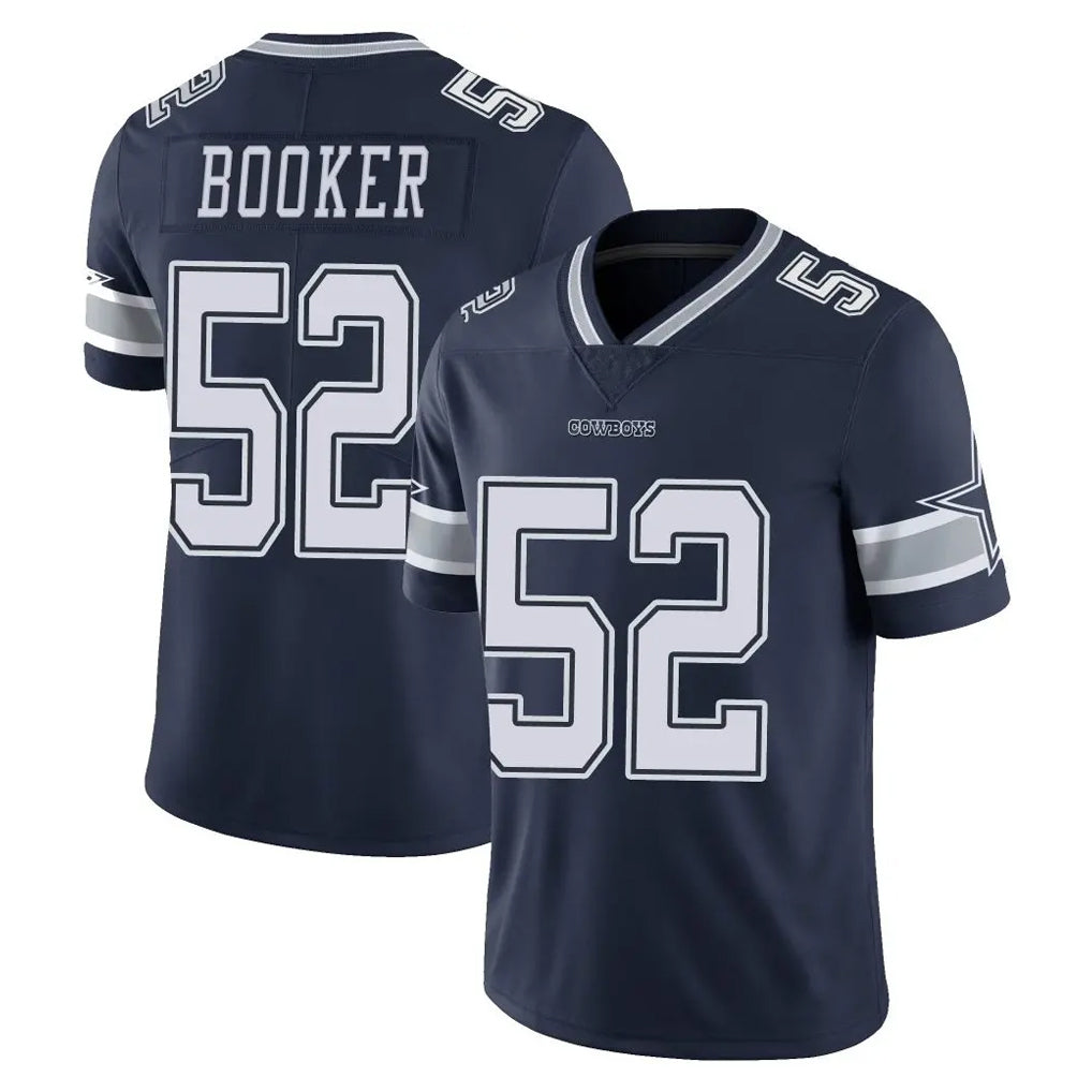 Kooe D.Cowboys #52 Tyler Booker Player Navy Vapor Untouchable Limited Home Game Stitched Jerseys