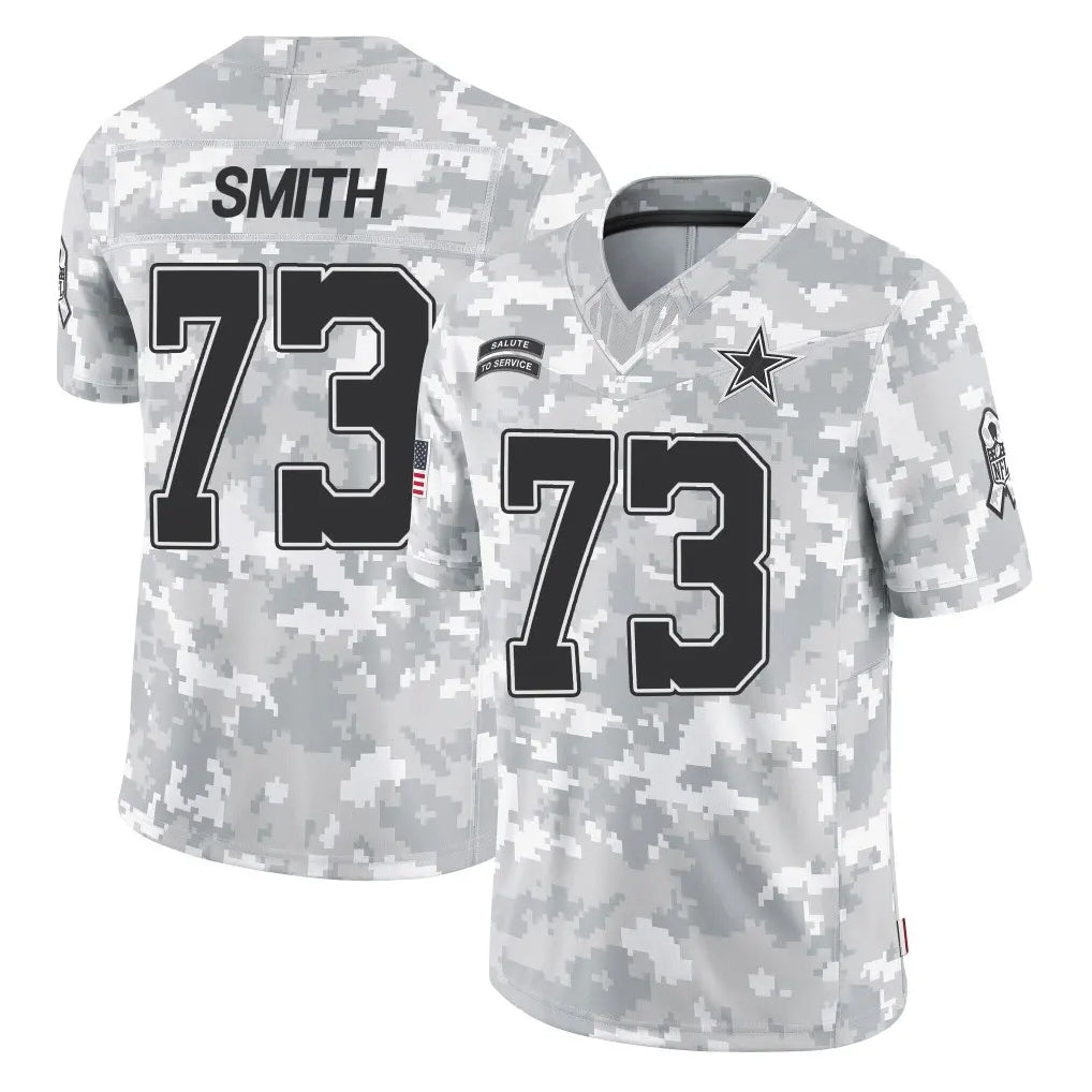 Kooe D.Cowboys #73 Tyler Smith Player Arctic Camo Salute to Service Limited Home Game Stitched Jerseys