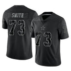 Kooe D.Cowboys #73 Tyler Smith Player Black Limited Reflective Home Game Stitched Jerseys