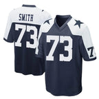Kooe D.Cowboys #73 Tyler Smith Player Navy-White Alternate Home Game Stitched Jerseys