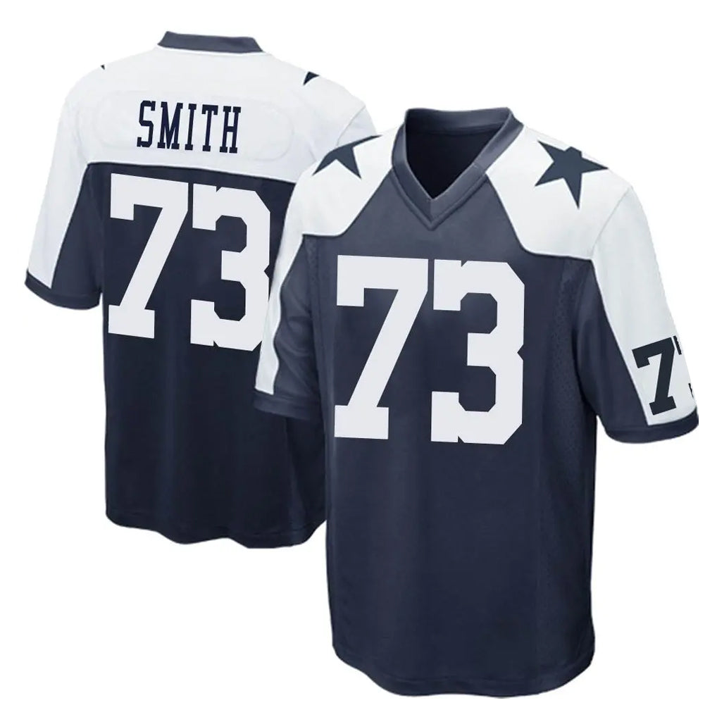Kooe D.Cowboys #73 Tyler Smith Player Navy-White Alternate Home Game Stitched Jerseys