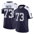Kooe D.Cowboys #73 Tyler Smith Player Navy-White Limited Alternate Vapor F.U.S.E. Home Game Stitched Jerseys