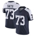 Kooe D.Cowboys #73 Tyler Smith Player Navy-White Limited Alternate Vapor Untouchable Home Game Stitched Jerseys