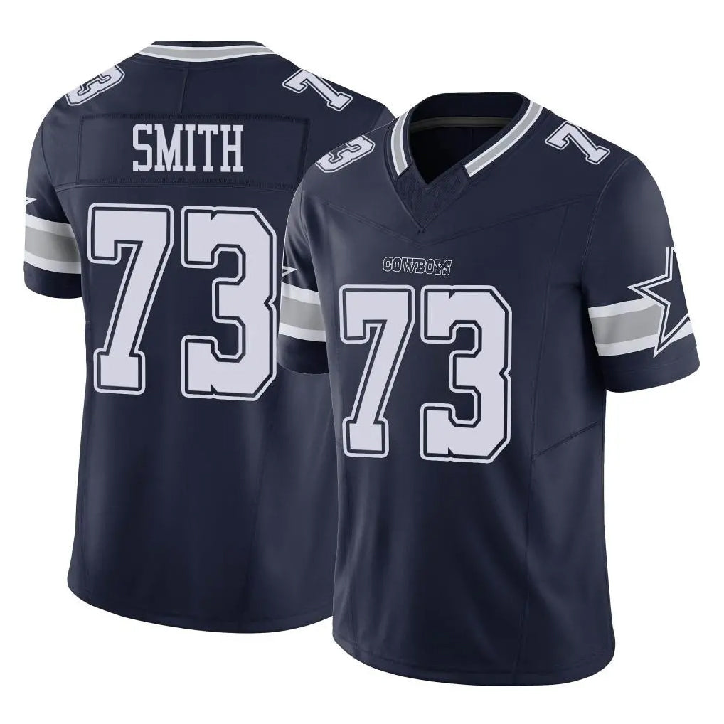 Kooe D.Cowboys #73 Tyler Smith Player Navy Limited Vapor F.U.S.E. Home Game Stitched Jerseys