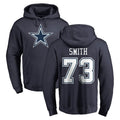 Kooe D.Cowboys #73 Tyler Smith Player Navy Pullover Hoodies Limited Stitched Jerseys
