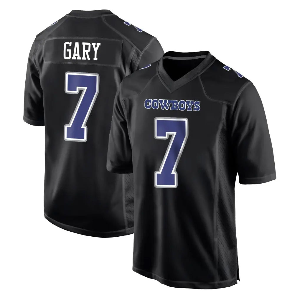 Kooe D.Cowboys #7 Rashan Gary Player Carbon Black Fashion Home Game Stitched Jerseys