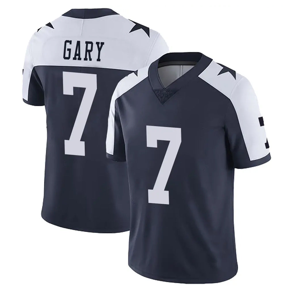 Kooe D.Cowboys #7 Rashan Gary Player Navy-White Limited Alternate Vapor Untouchable Home Game Stitched Jerseys
