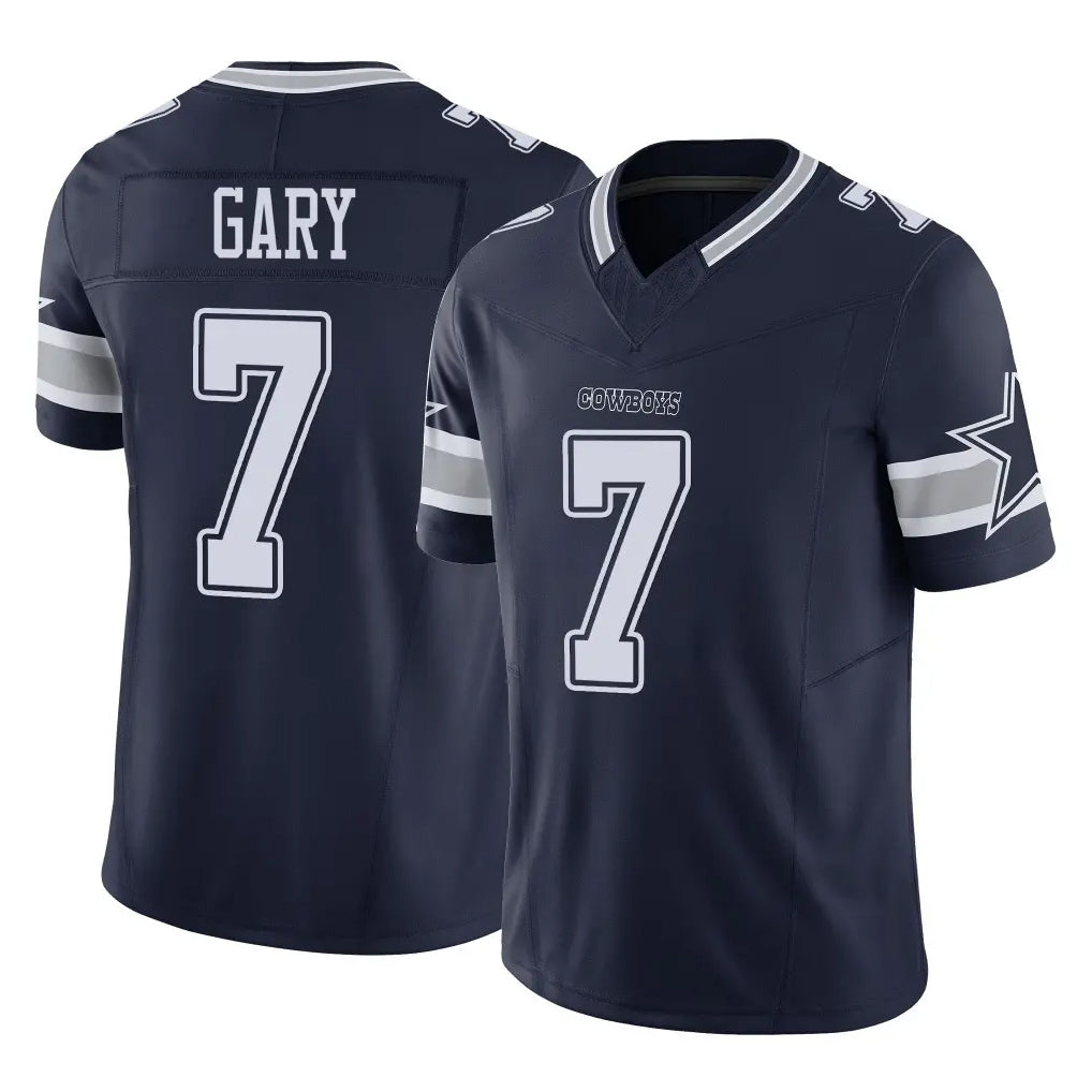 Kooe D.Cowboys #7 Rashan Gary Player Navy Limited Vapor F.U.S.E. Home Game Stitched Jerseys