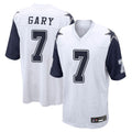 Kooe D.Cowboys #7 Rashan Gary Player White-Navy Home Game Stitched Jerseys