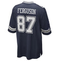 Kooe D.Cowboys #87 Jake Ferguson Navy Game Jersey American Stitched Jersey
