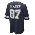 Kooe D.Cowboys #87 Jake Ferguson Navy Game Jersey American Stitched Jersey