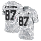 Kooe D.Cowboys #87 Jake Ferguson Player Arctic Camo Salute to Service Limited Stitched Jerseys