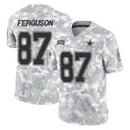 Kooe D.Cowboys #87 Jake Ferguson Player Arctic Camo Salute to Service Limited Home Game Stitched Jerseys
