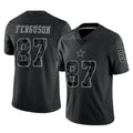 Kooe D.Cowboys #87 Jake Ferguson Player Black Limited Reflective Home Game Stitched Jerseys