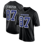 Kooe D.Cowboys #87 Jake Ferguson Player Carbon Black Fashion Stitched Jerseys