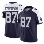 Kooe D.Cowboys #87 Jake Ferguson Player Navy-White Limited Alternate Vapor F.U.S.E. Home Game Stitched Jerseys