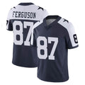 Kooe D.Cowboys #87 Jake Ferguson Player Navy-White Limited Alternate Vapor Untouchable Home Game Stitched Jerseys