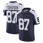 Kooe D.Cowboys #87 Jake Ferguson Player Navy-White Limited Alternate Vapor Untouchable Home Game Stitched Jerseys