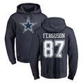 Kooe D.Cowboys #87 Jake Ferguson Player Navy Pullover Hoodies Limited Stitched Jerseys