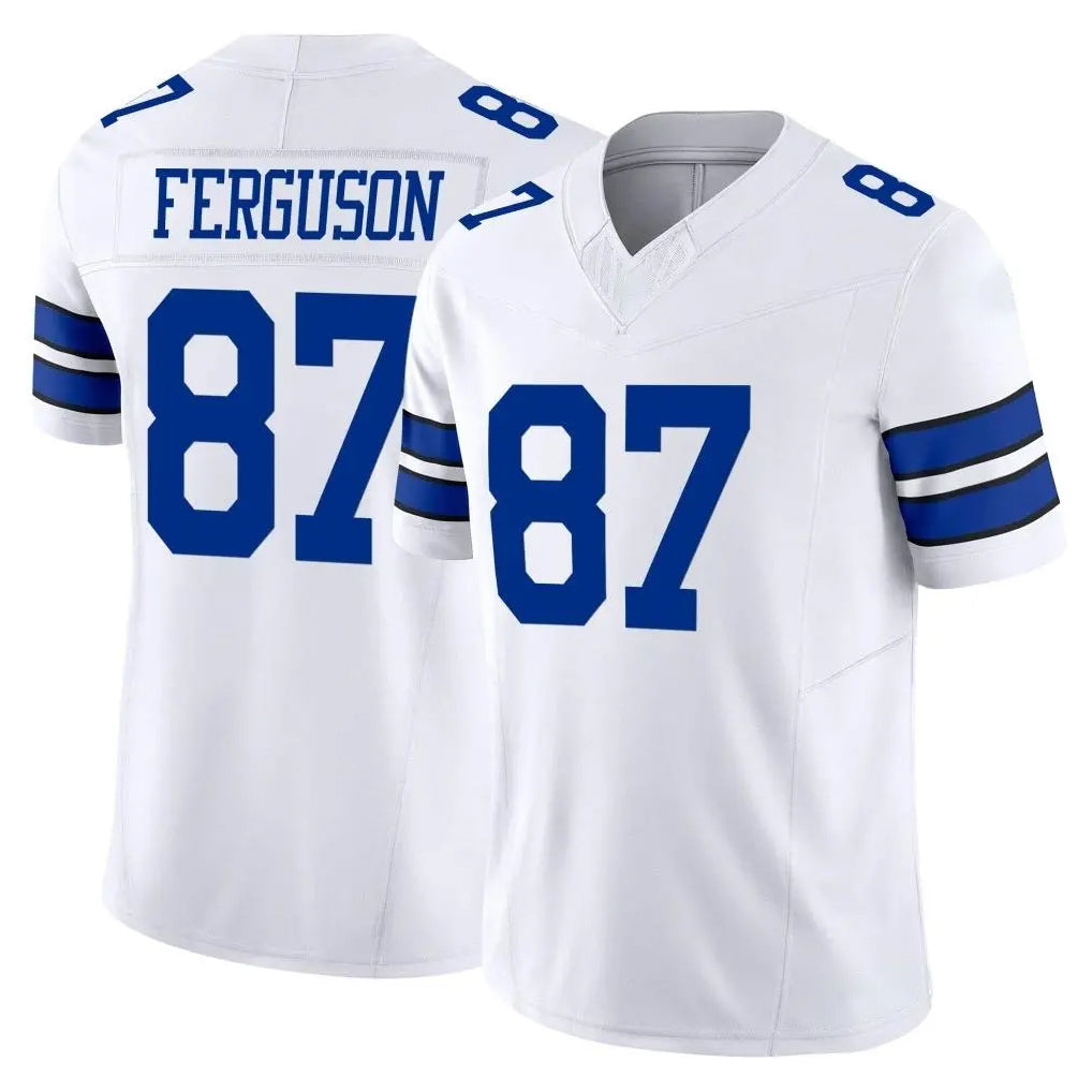 Kooe D.Cowboys #87 Jake Ferguson Player White Limited Vapor F.U.S.E. Home Game Stitched Jerseys
