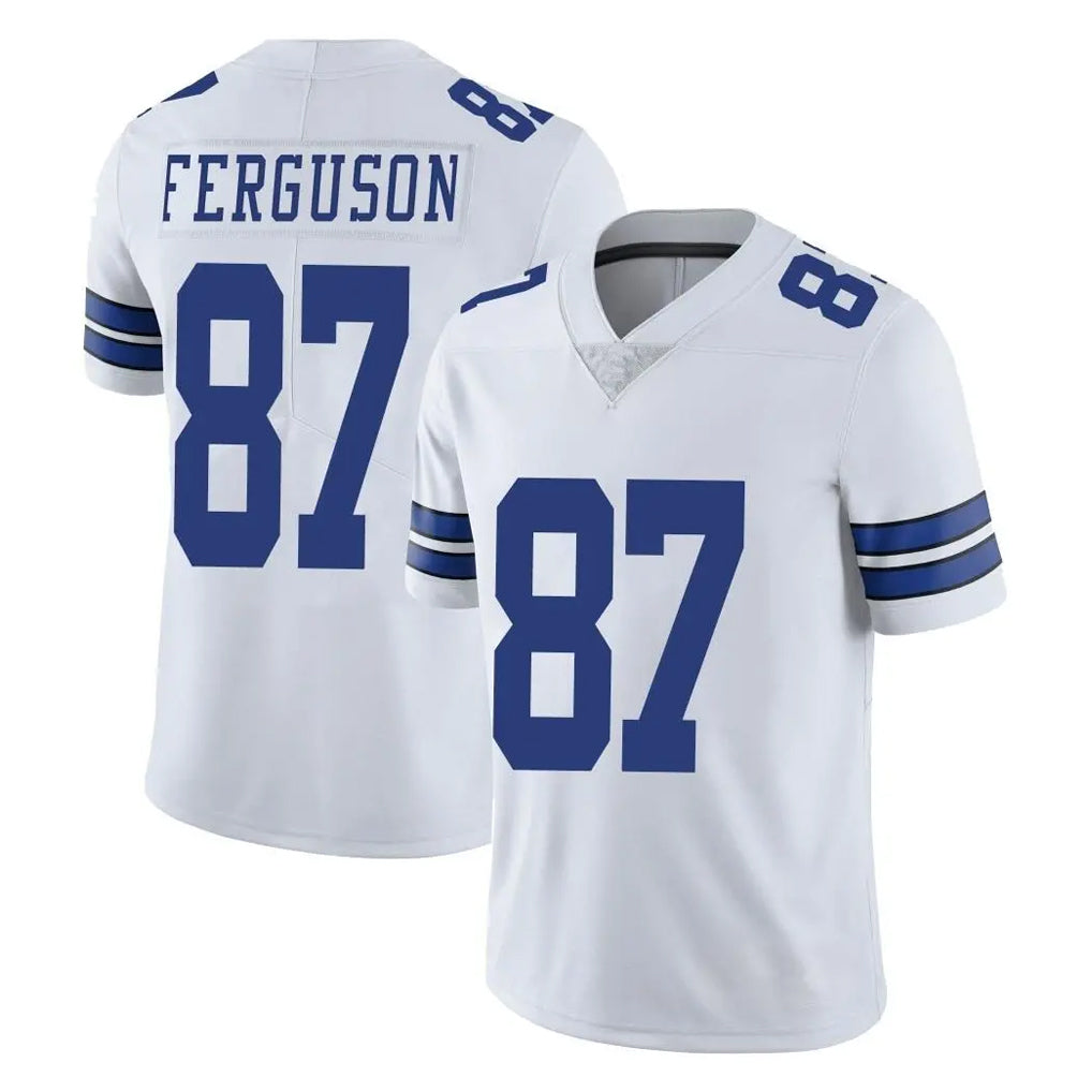 Kooe D.Cowboys #87 Jake Ferguson Player White Vapor Untouchable Limited Home Game Stitched Jerseys
