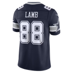 Kooe D.Cowboys #88 CeeDee Lamb Navy Team Vapor F.U.S.E. Stitched Limited Stitched Jerseys