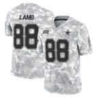 Kooe D.Cowboys #88 CeeDee Lamb Player Arctic Camo Salute to Service Limited Home Game Stitched Jerseys