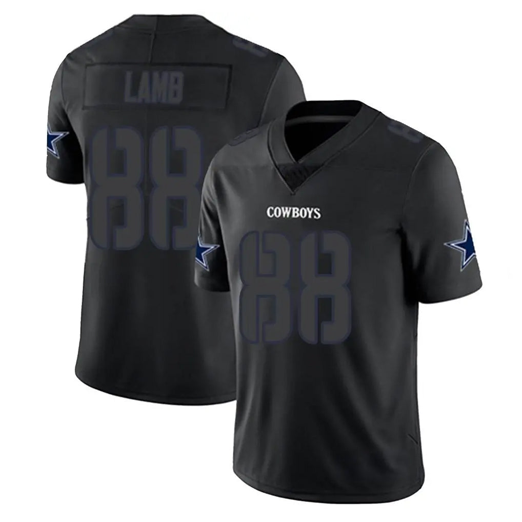 Kooe D.Cowboys #88 CeeDee Lamb Player Black Impact Limited Home Game Stitched Jerseys
