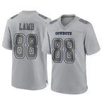 Kooe D.Cowboys #88 CeeDee Lamb Player Gray Atmosphere Fashion Home Game Stitched Jerseys
