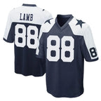 Kooe D.Cowboys #88 CeeDee Lamb Player Navy-White Alternate Home Game Stitched Jerseys