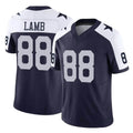 Kooe D.Cowboys #88 CeeDee Lamb Player Navy-White Limited Alternate Vapor F.U.S.E. Home Game Stitched Jerseys