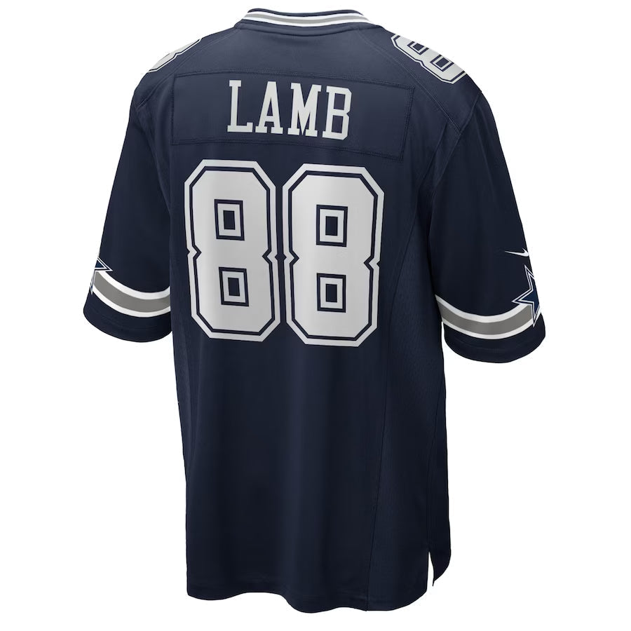 Kooe D.Cowboys #88 CeeDee Lamb Player Navy Home Game Stitched Jerseys