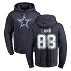 Kooe D.Cowboys #88 CeeDee Lamb Player Navy Pullover Hoodies Limited Stitched Jerseys