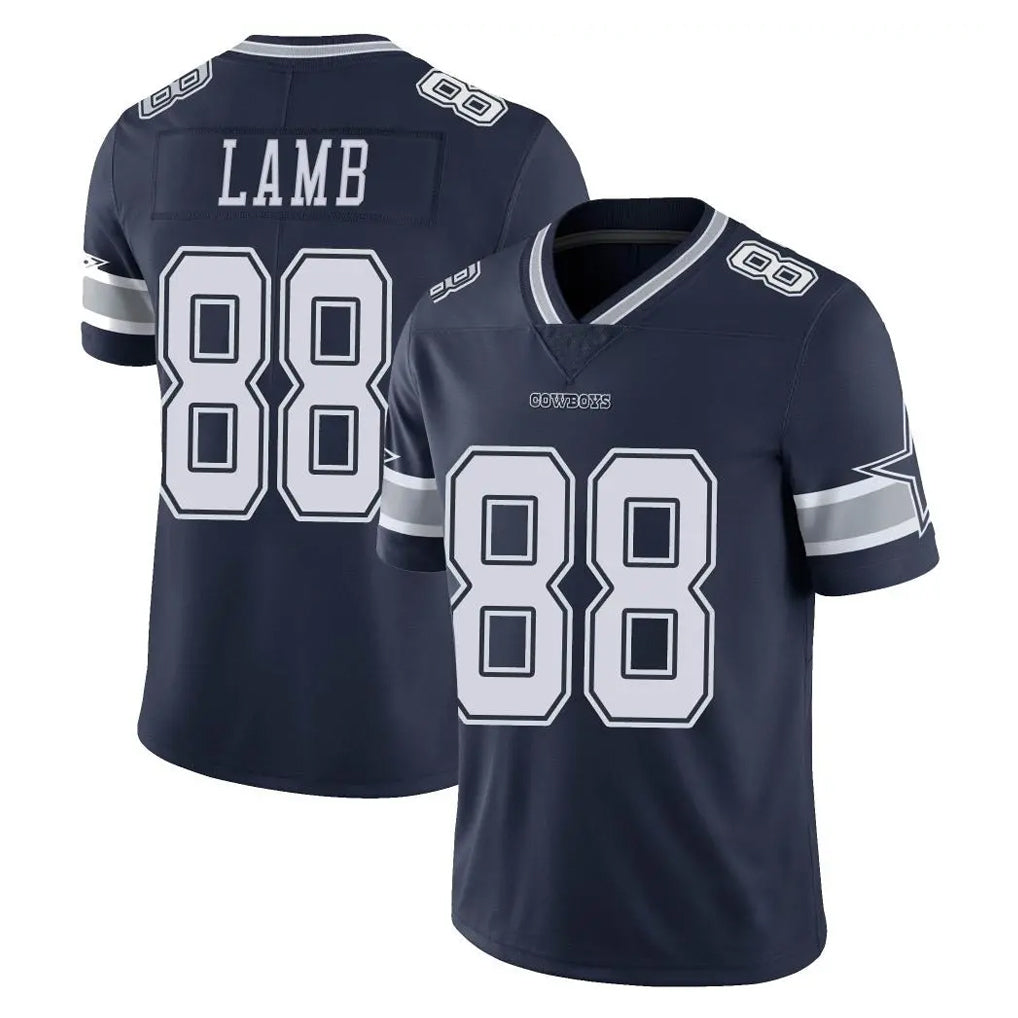 Kooe D.Cowboys #88 CeeDee Lamb Player Navy Vapor Untouchable Limited Home Game Stitched Jerseys