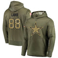 Kooe D.Cowboys #88 CeeDee Lamb Player Salute to Service Pullover Hoodie Game Stitched Jerseys